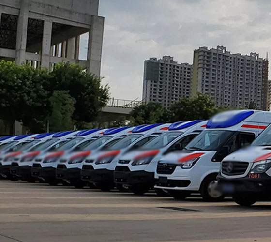 定日县服务车队展示