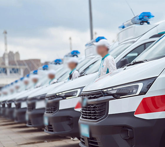 定日县服务车队展示